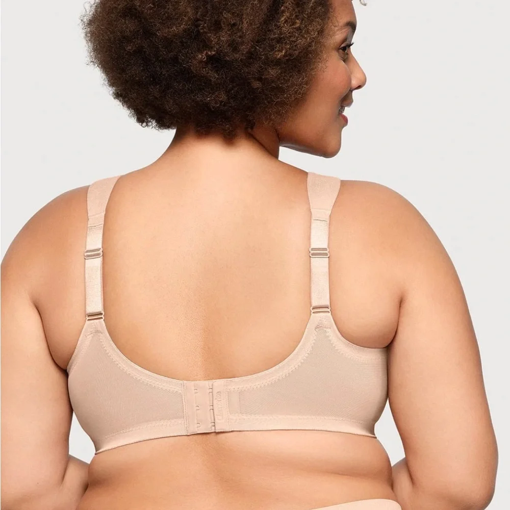 Glamorise MagicLift Seamless Support T-Shirt Bra 38C Cafe